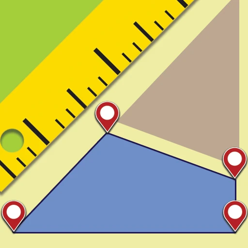 Maps Ruler Area icon
